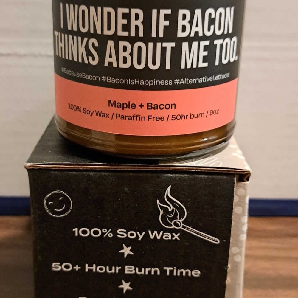 Bacon candle